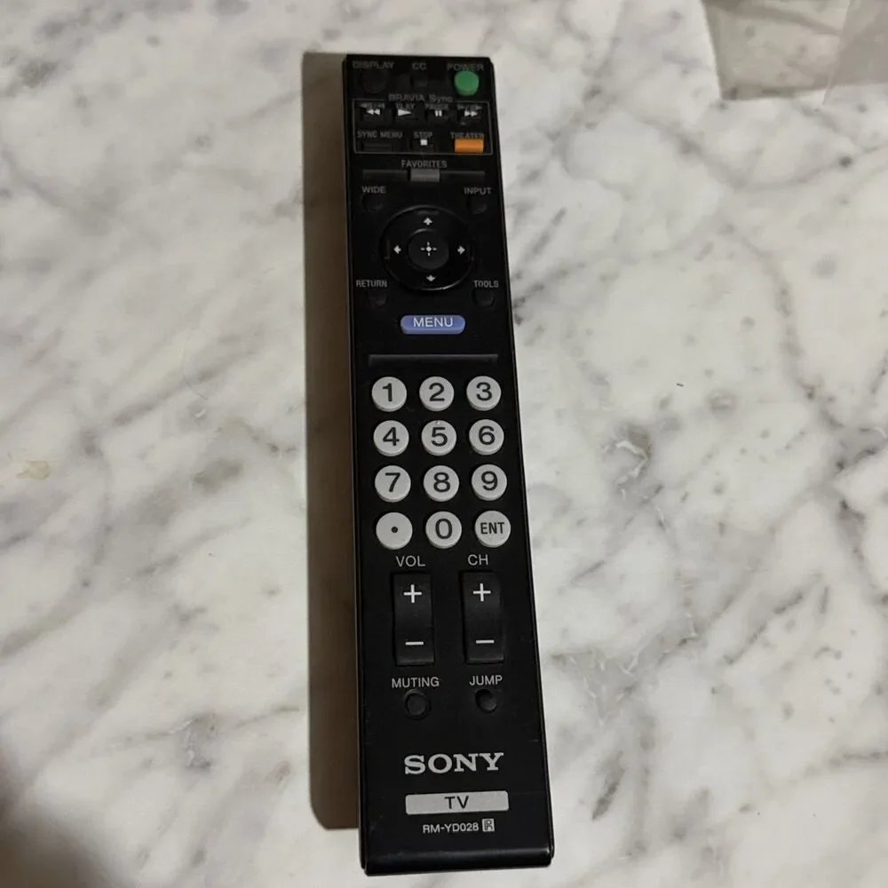 GENUINE SONY RM-YD028 BRAVIA LCD TV REMOTE - KDL-52S5100 KDL-46S5100 KDL-40S5100